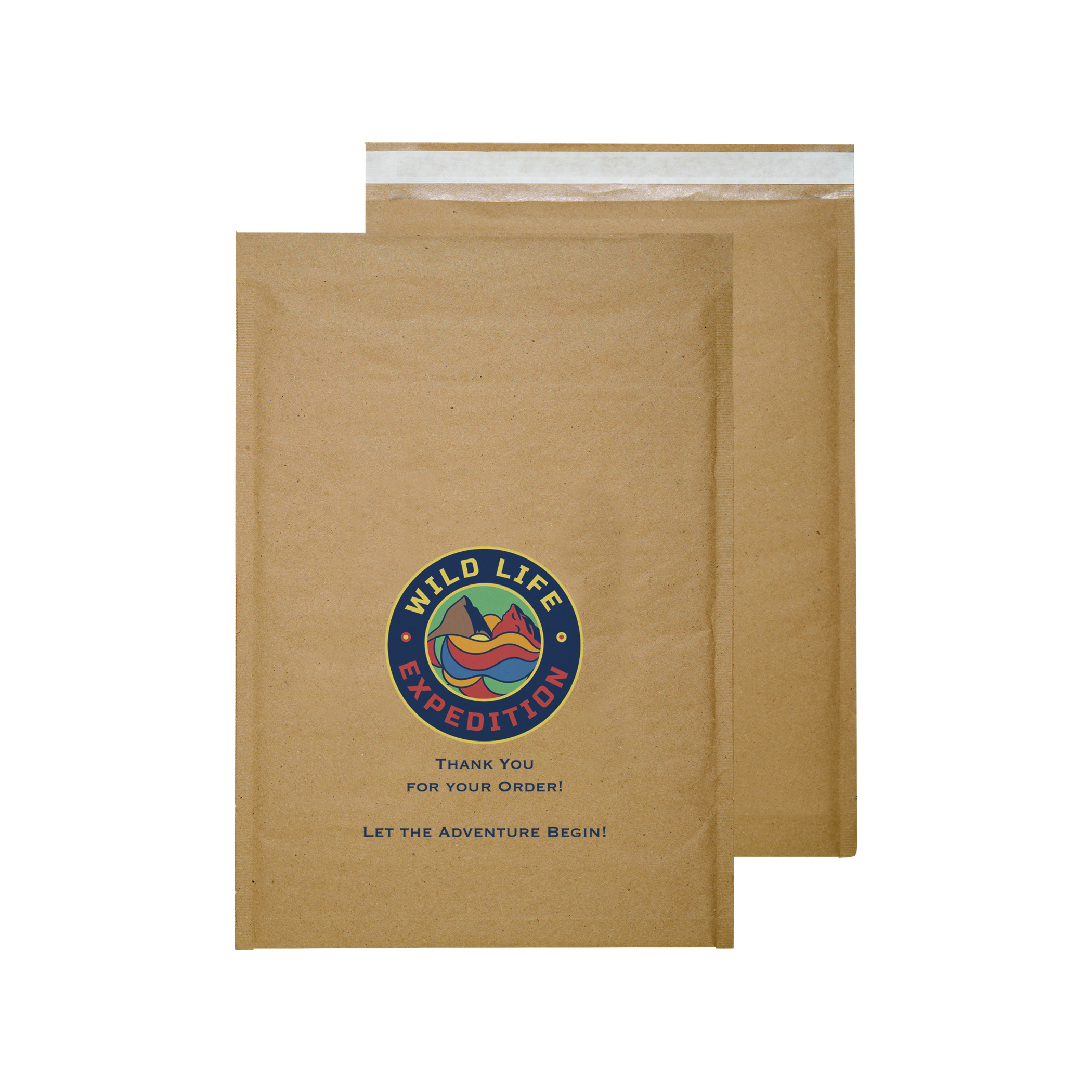 Natural Kraft Padded Mailer with Peel & Seal Closure 3
