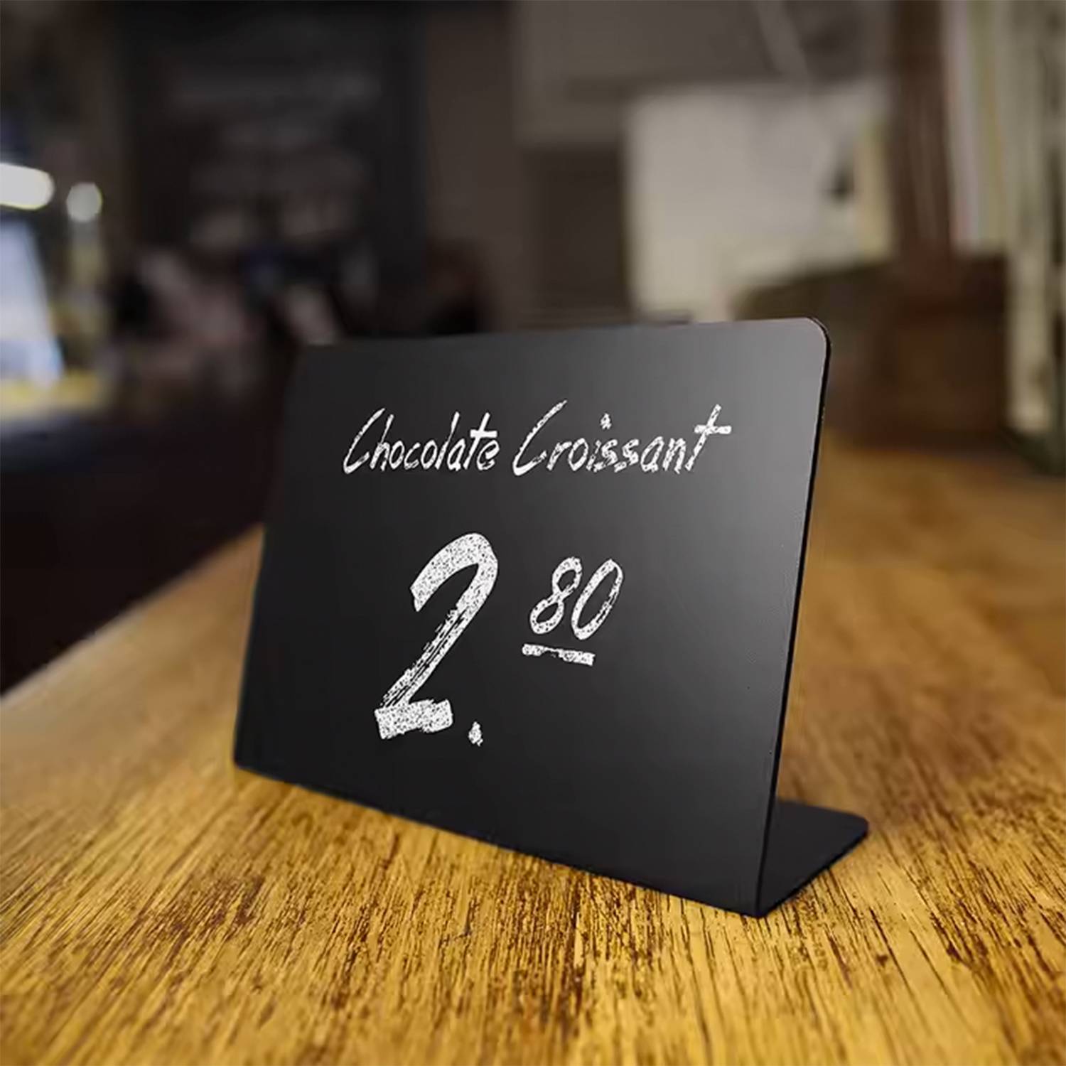 Mini Chalkboard Stand – Reusable Display for Bakery 4