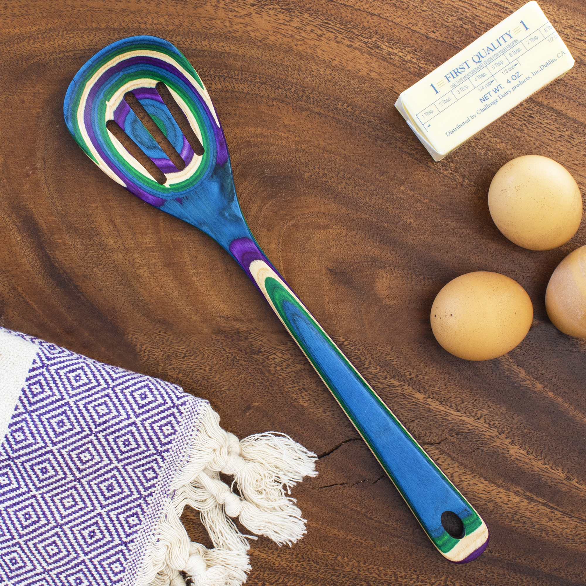 Baltique® Mumbai Slotted Spoon 12