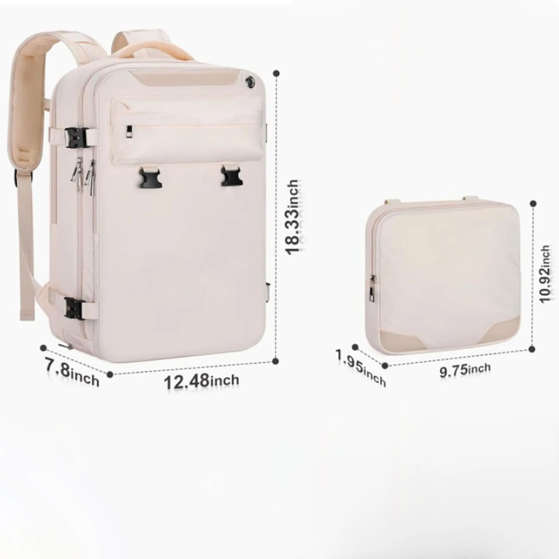 Travel Backpack With Detachable Crossbody Bag 6