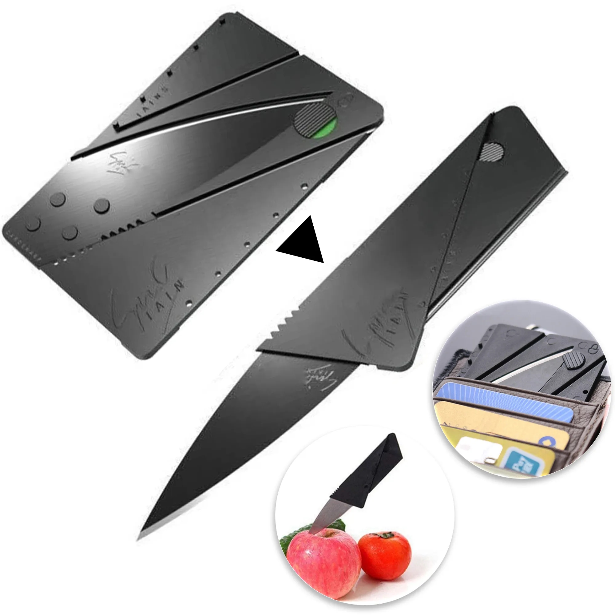 Foldable Stainless Steel Card Knife