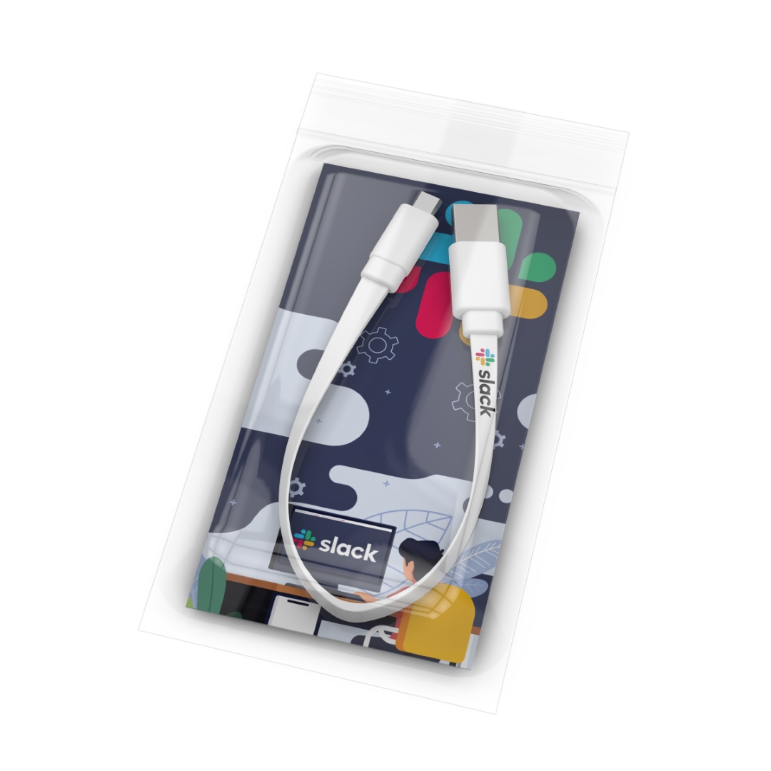 Branded Cable: Micro USB to USB A (1ft) 4