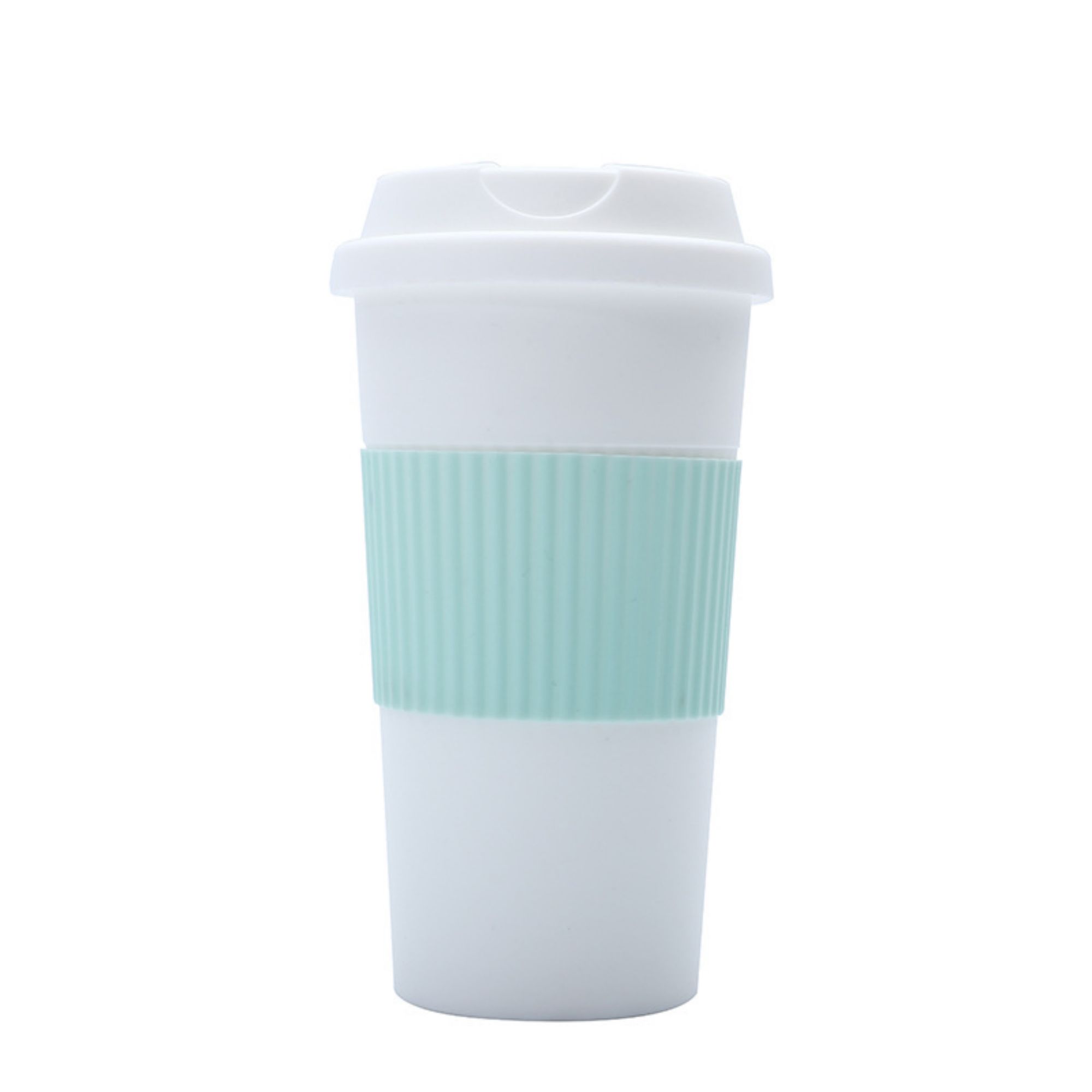 16 oz Solid Color Portable Thickened Coffee Cup 4