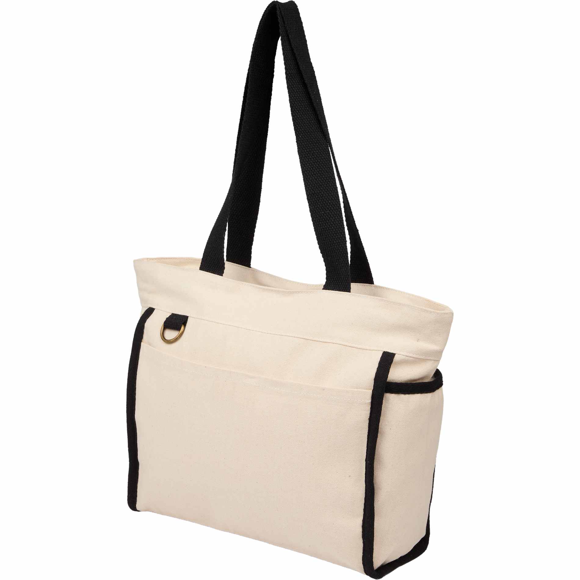 10oz Organic Cotton Accent Tote 22