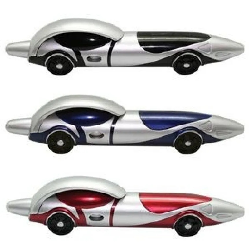 Custom Race Car-Shaped Ballpoint Push Top Pen 2