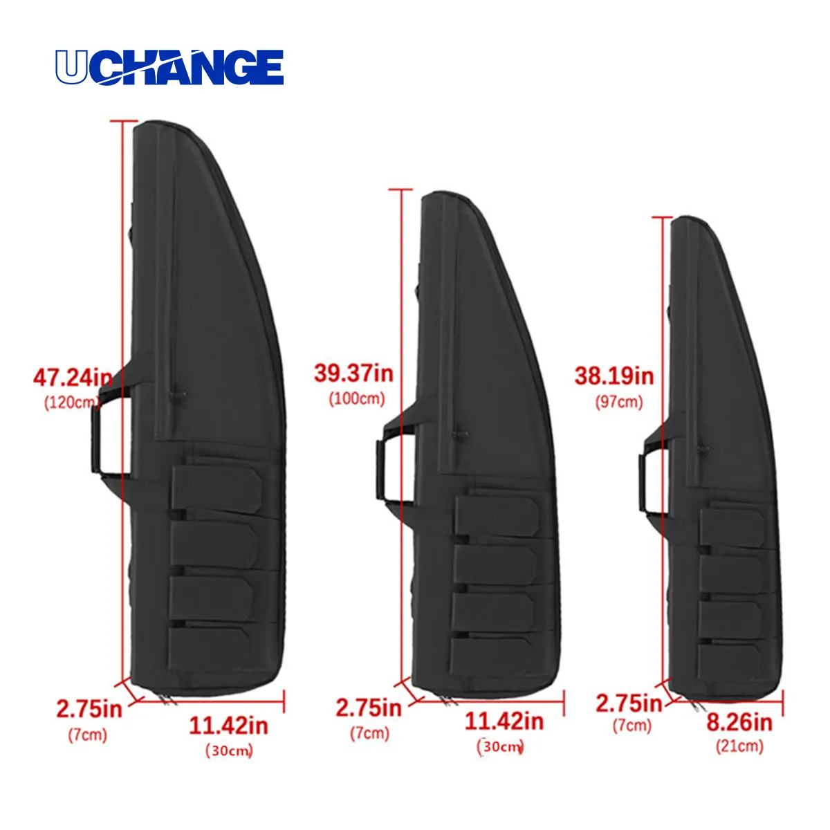 Padded Angled-Top Rifle Soft Case With Shoulder Strap 3