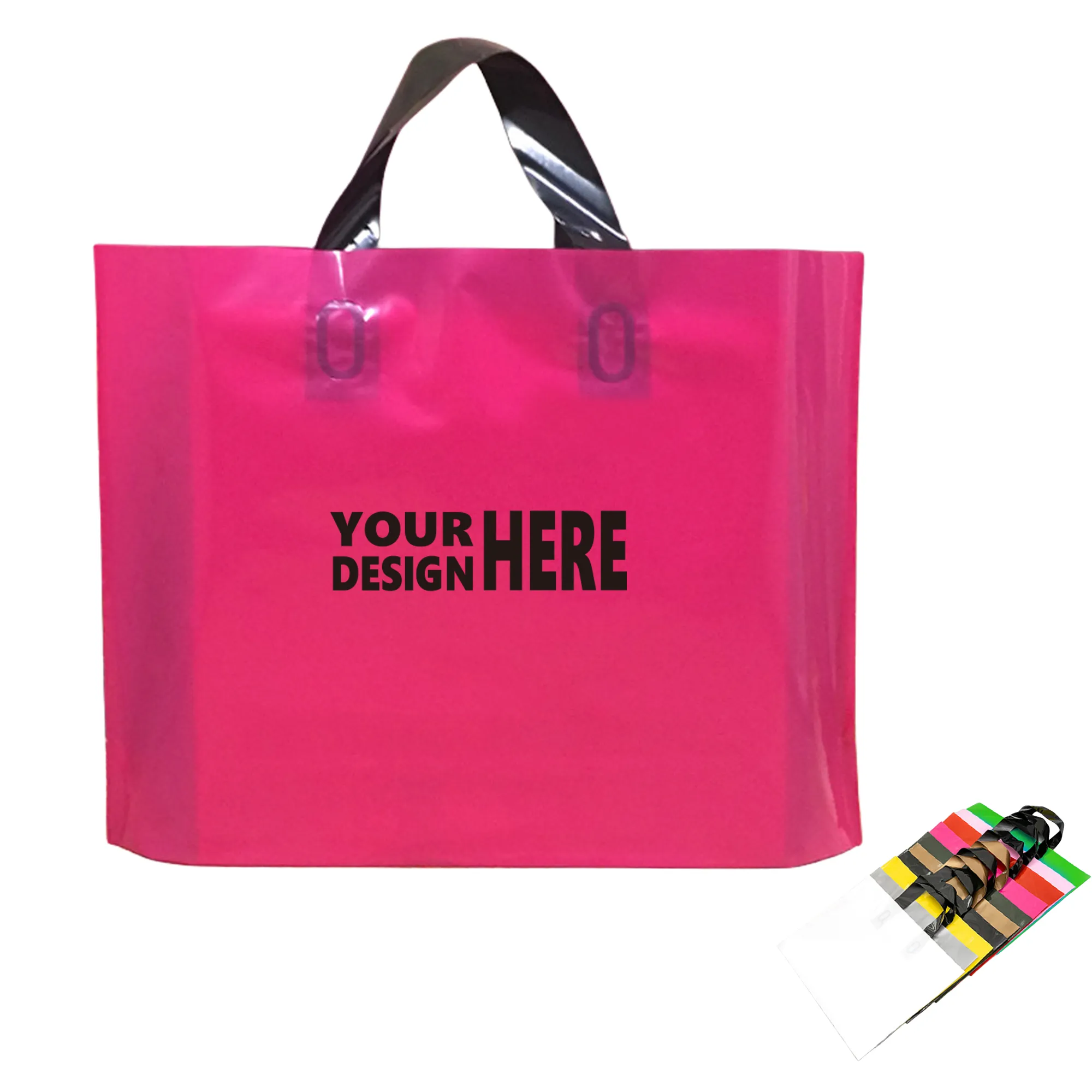 PE Plastic Handle Shopping Bag 1