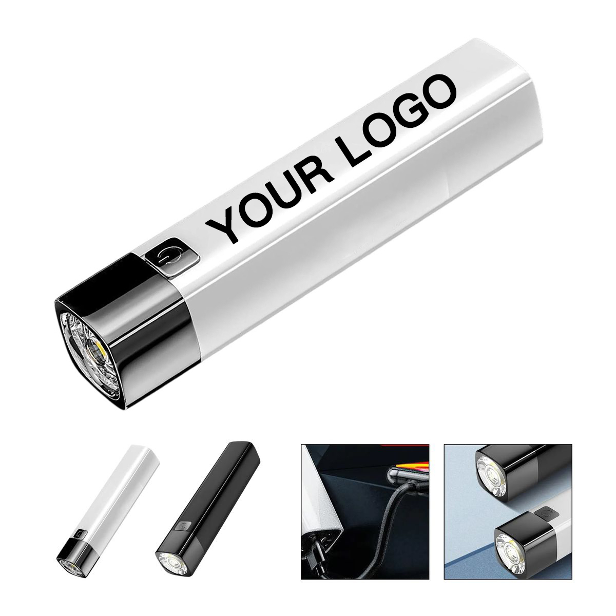 Flashlight Power Bank 1200mAh ABS 1