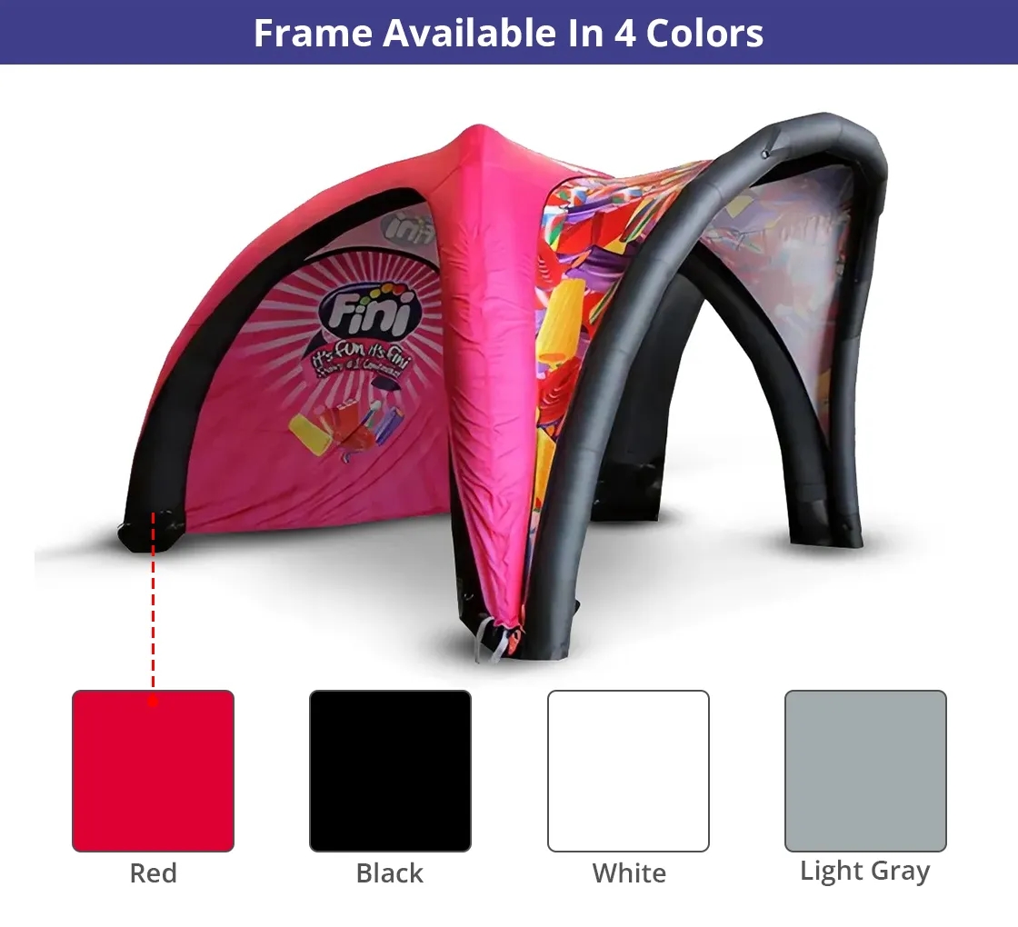 Custom Printed Inflatable Dome Tent -1 (Banner+Topper+Frame) 7