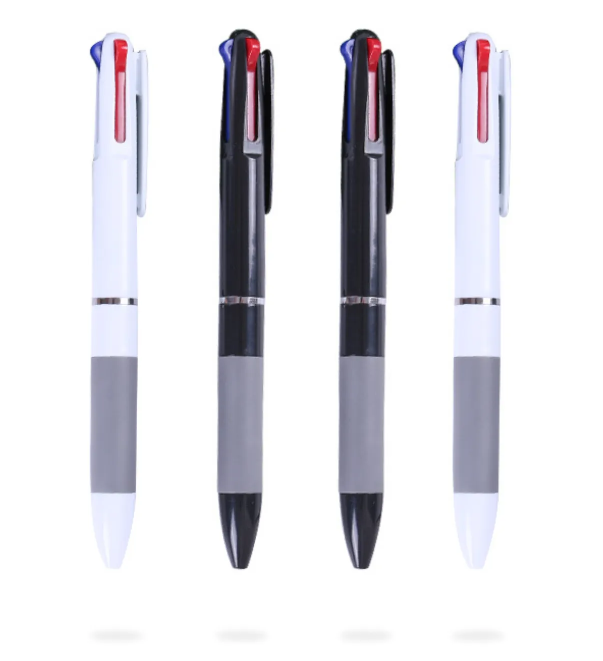 Three-color press ballpoint pen 3