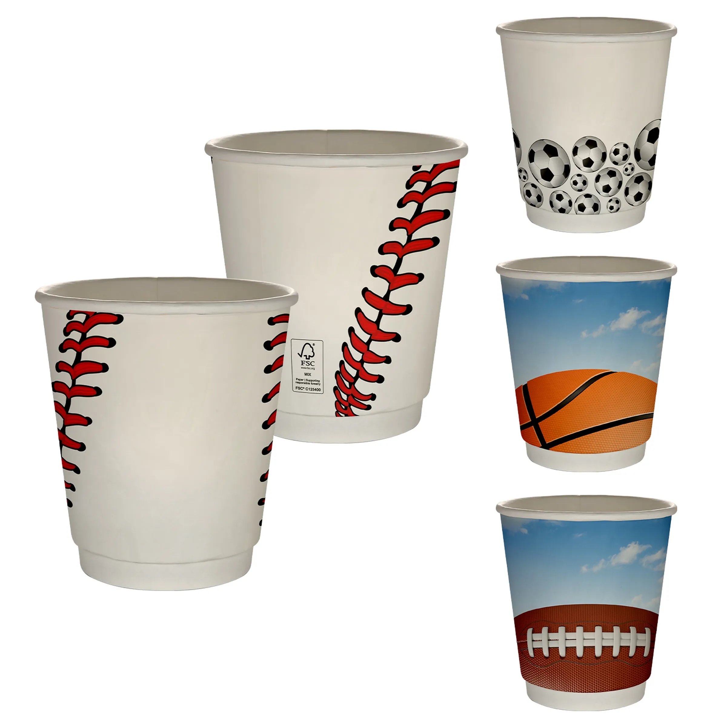 10 oz Full Color Sporty Insulated Paper Cup 10