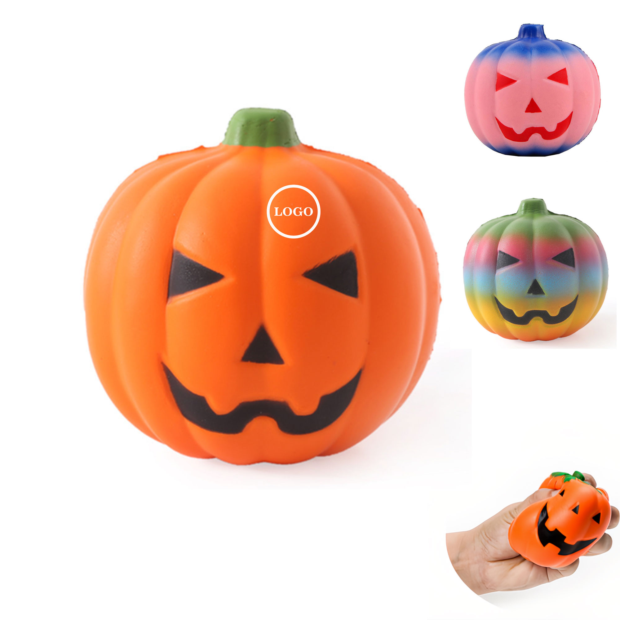 Customizable Halloween Pumpkin Stress Toy 1