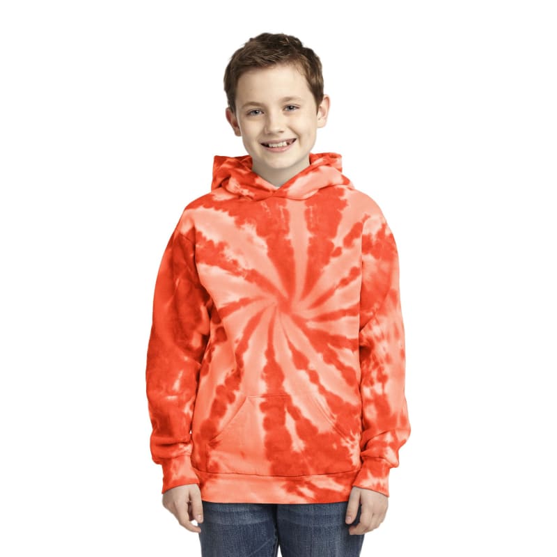 Port & Company Youth Tie-Dye Pullover Hooded Sweatshirt. 28