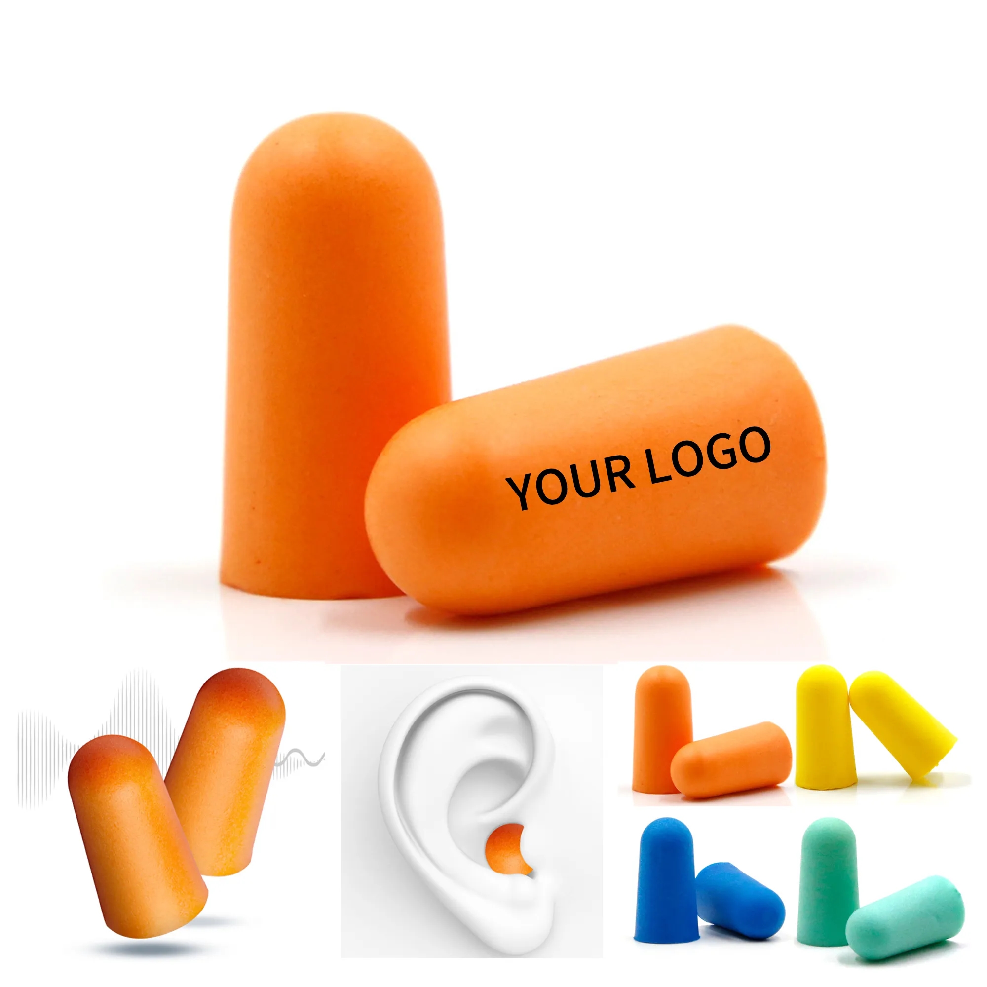 Foam Earplug Soundproof Slow Rebound Ear Plugs In Case 1