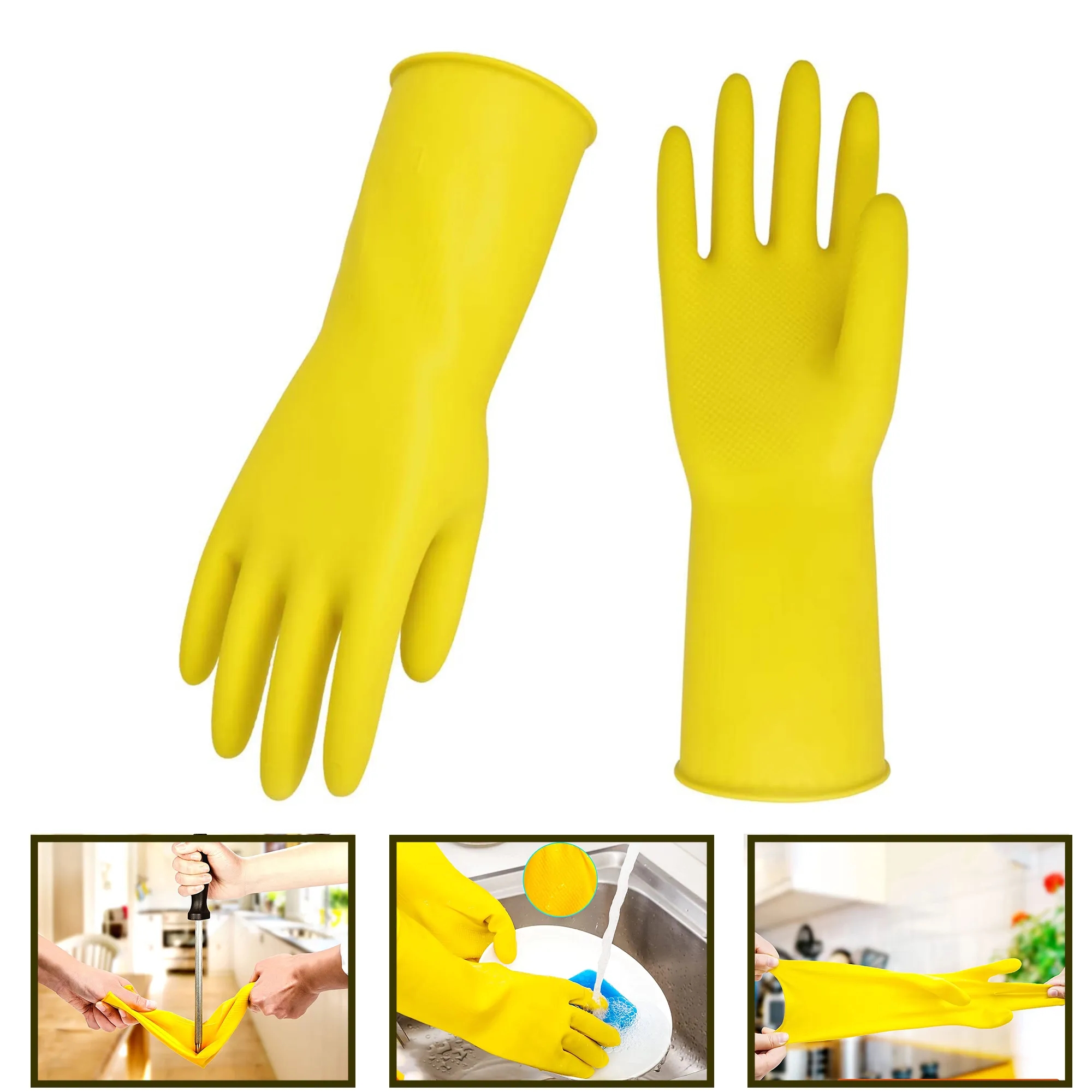 Kitchen Nitrile Cleaning Gloves 2