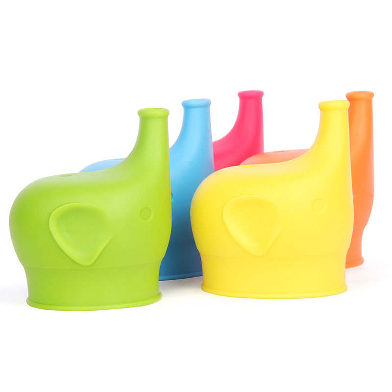 Elephant Shape Silicone Sippy Cup Lid 3