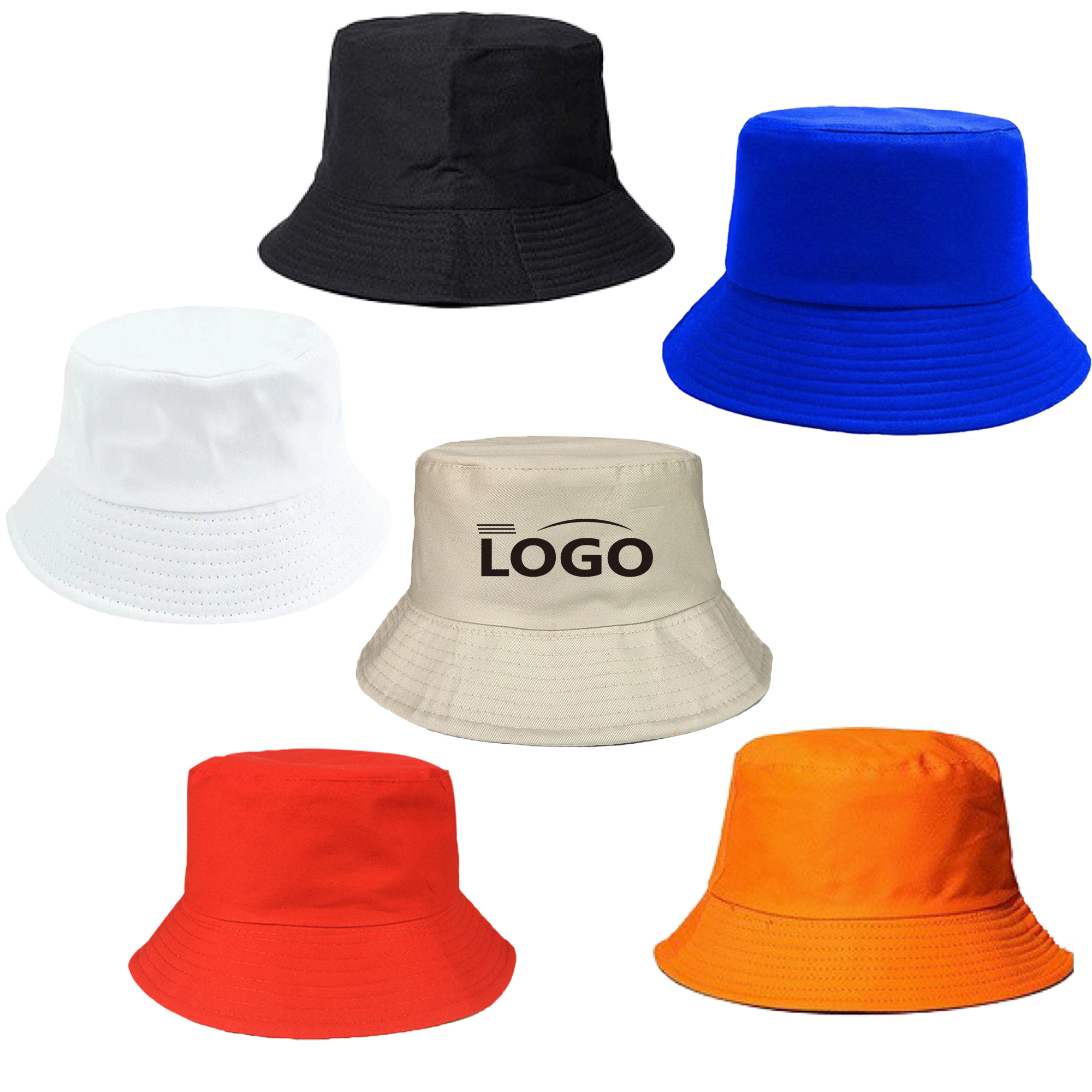 Hat Cotton Bucket Durable Foldable Customizable Fisherman 9