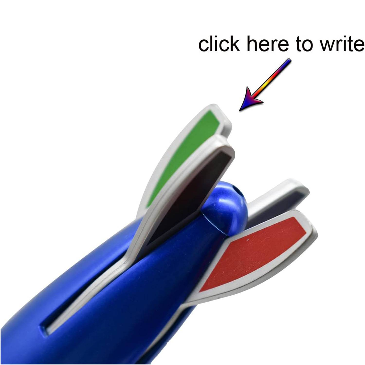 4-Color Retractable Ballpoint Pen for School Home Office 7