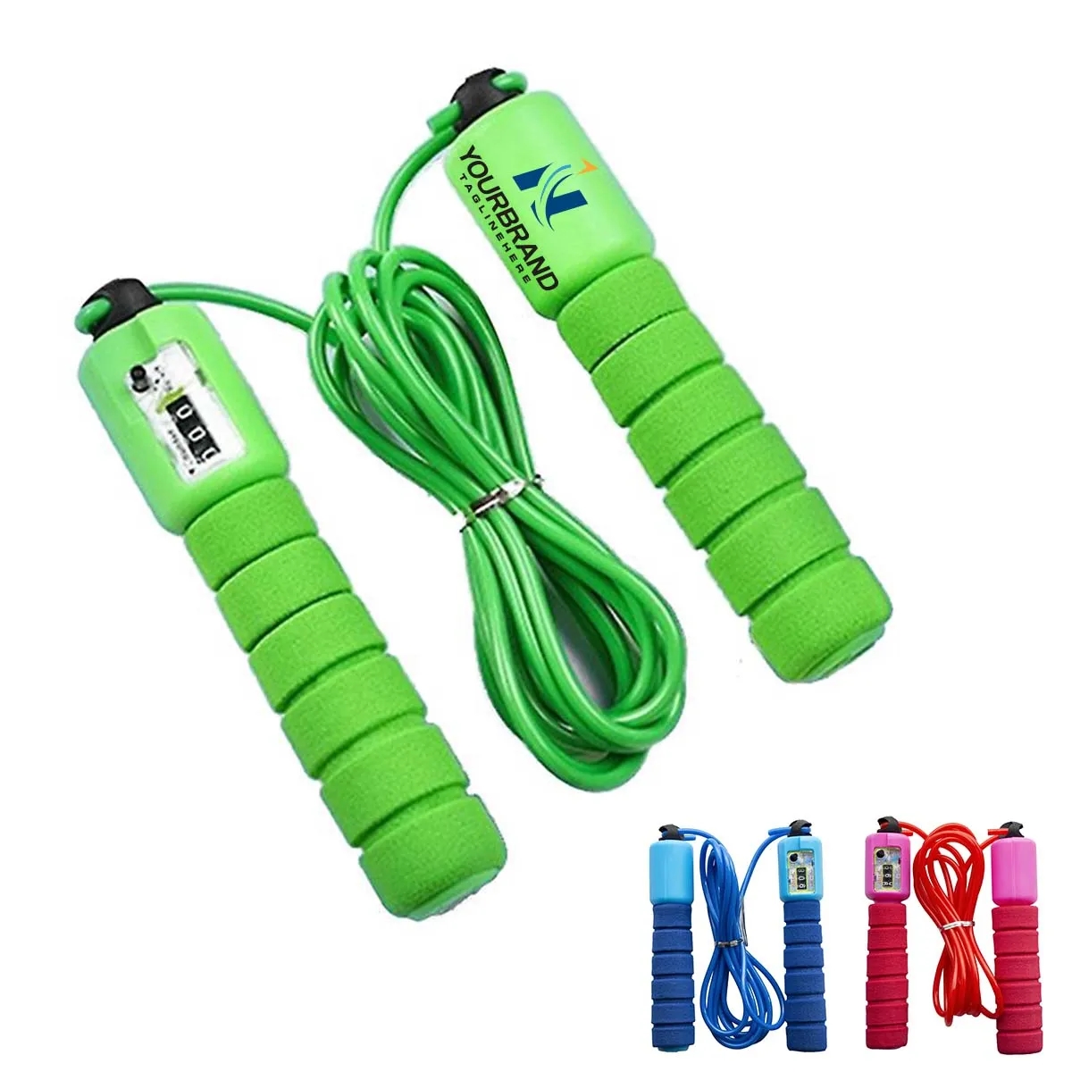 Custom Muticolor Adjustable Electronic Counter Jump Rope 2