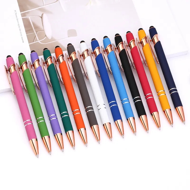ELLIPSE SOFTY STYLUS PEN WITH ROSE GOLD TRIM 7
