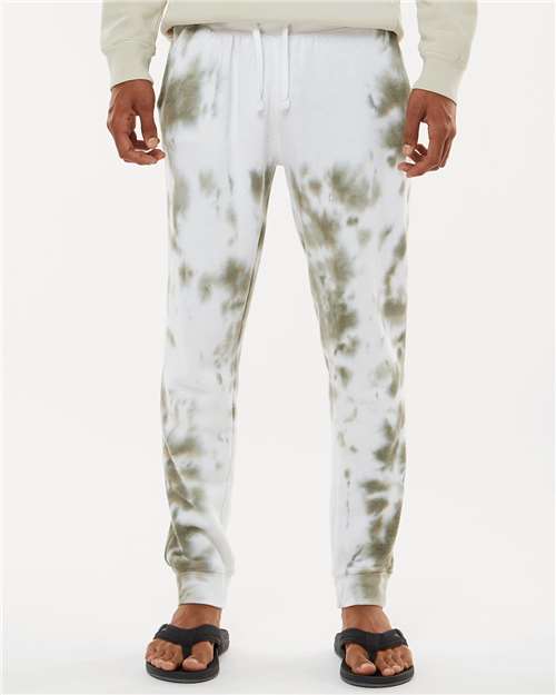 Unisex Tie-Dyed Fleece Joggers - 8884 55