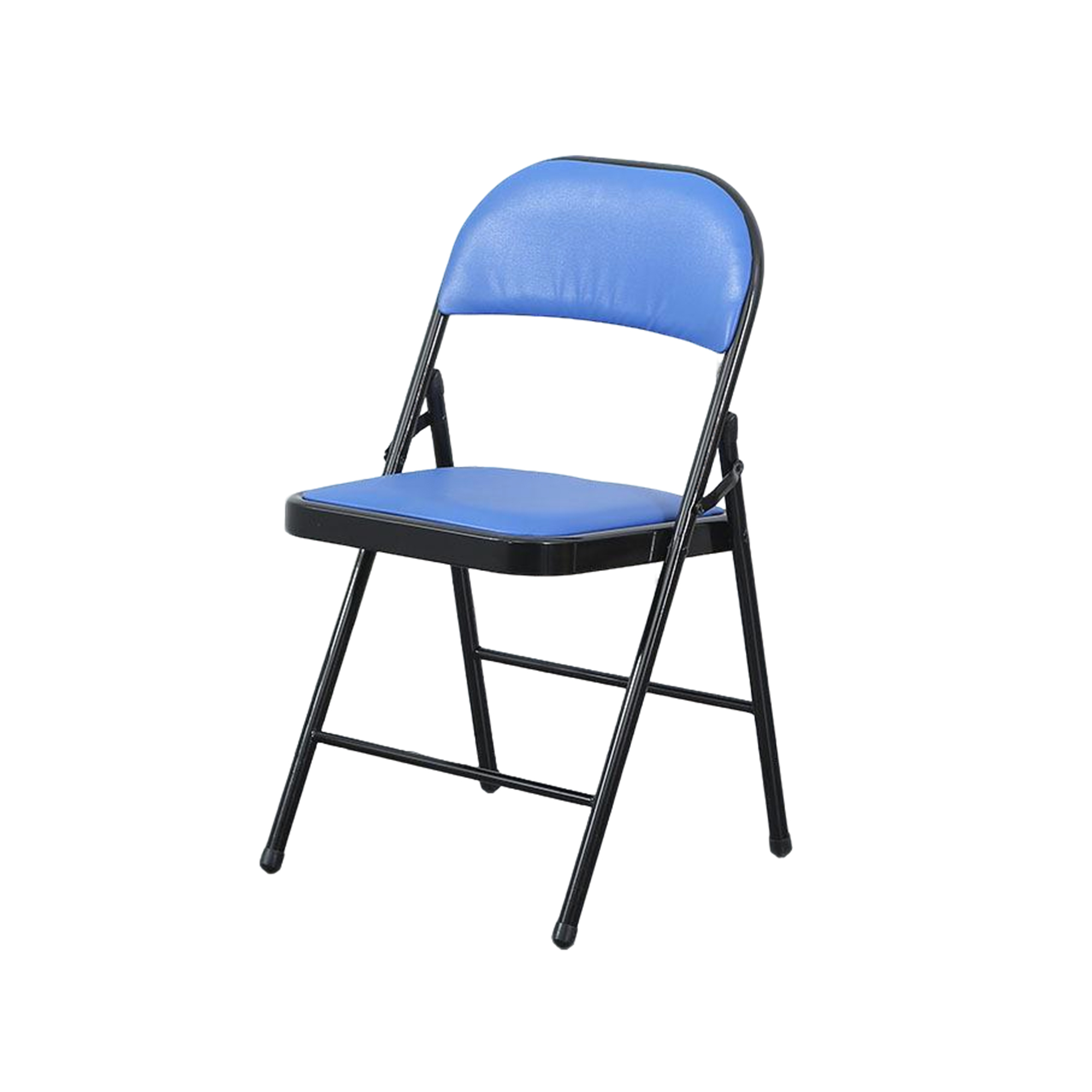 Foldable Iron Chair With PVC Leather Cushion 7