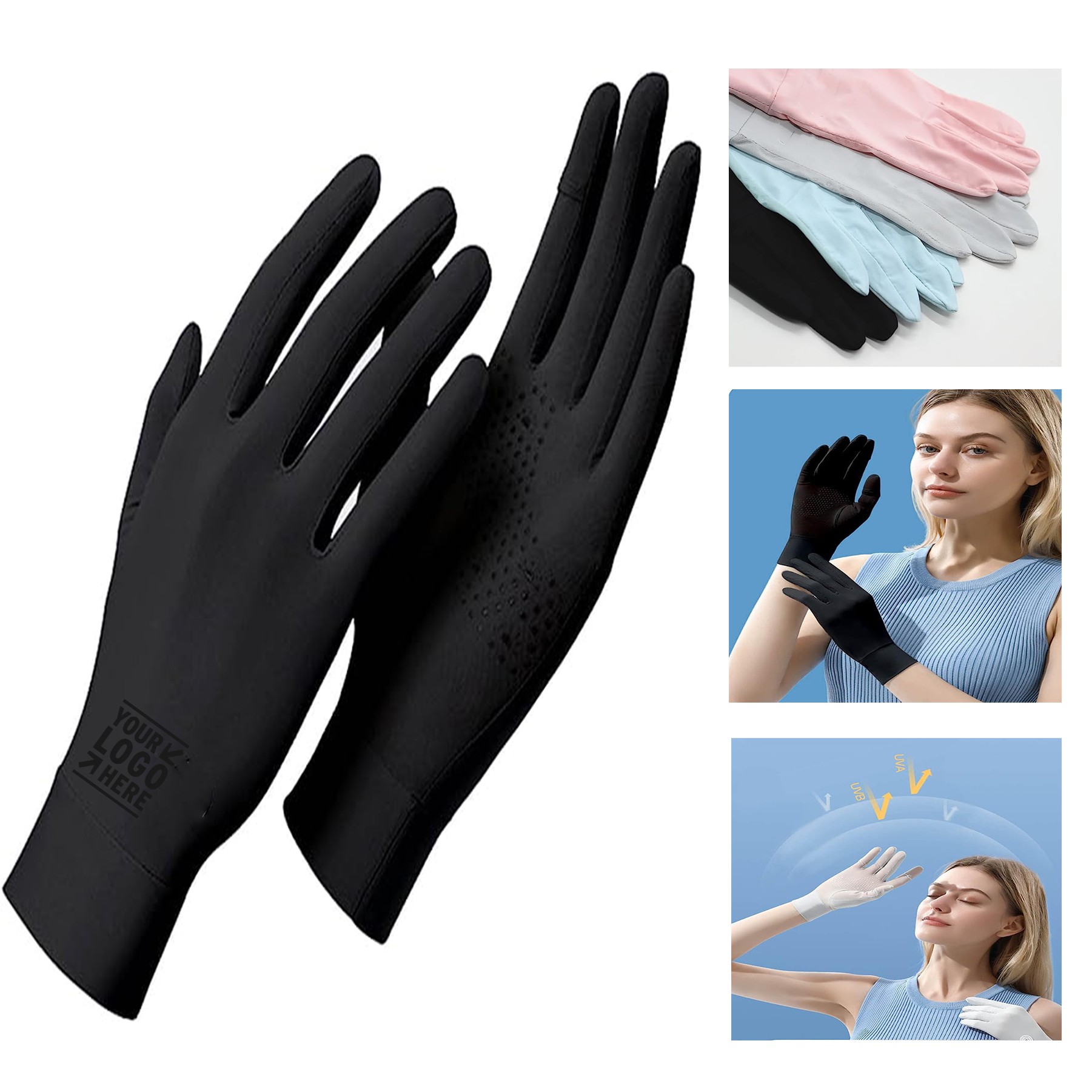 Summer UV Protection Touchscreen Driving Gloves 2