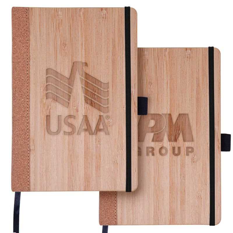 Bamboo Cover Cork Journal 5