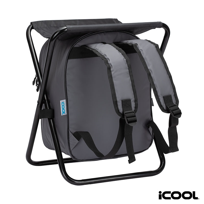 iCOOL® Cape Town 20-Can Capacity Backpack Cooler Chair 10