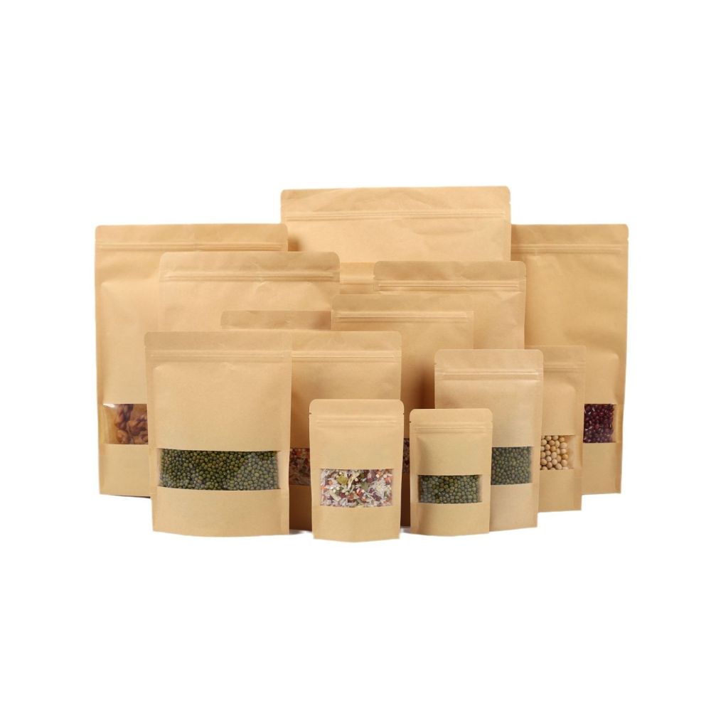 Brown Paper Ziplock Bag 3