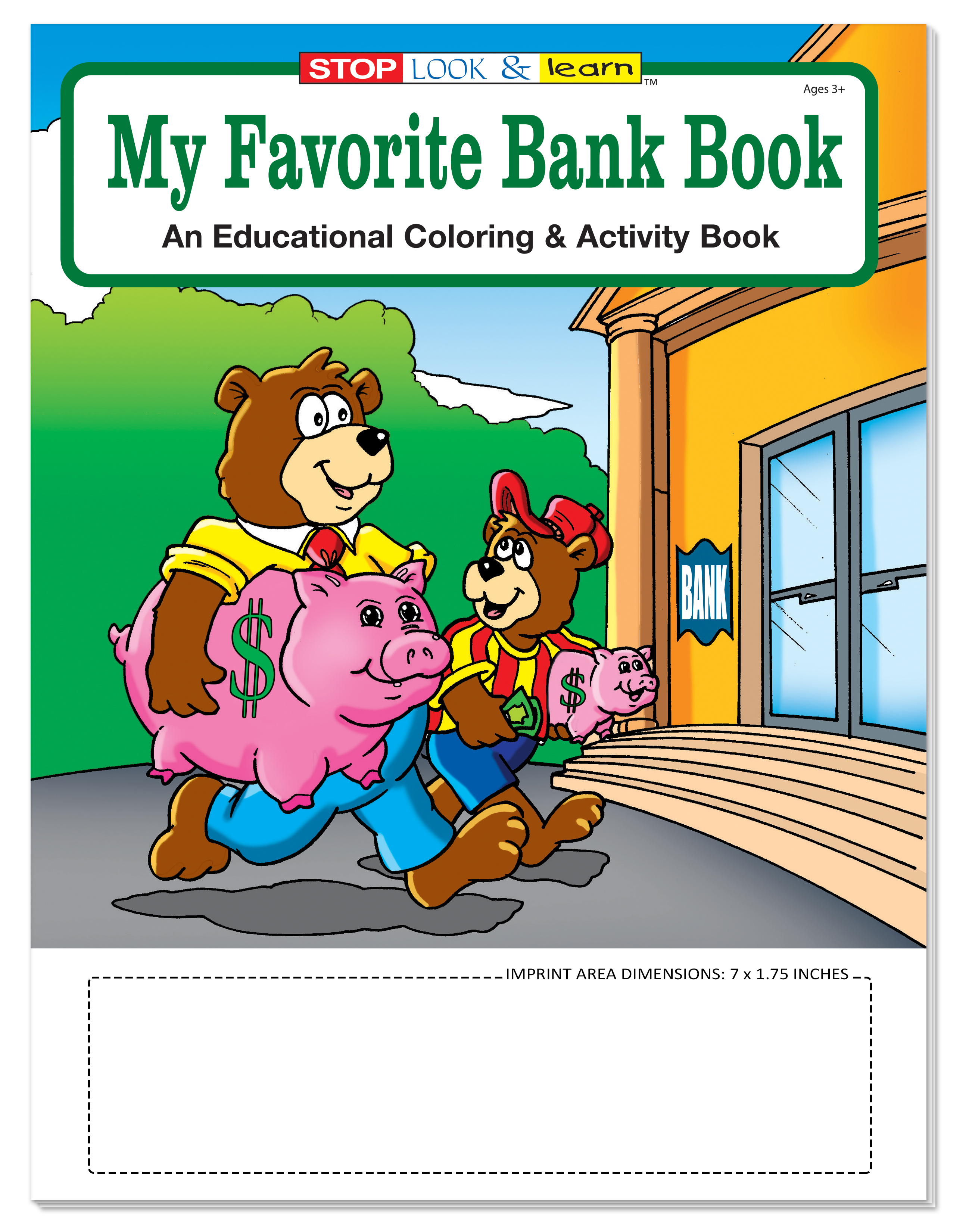 COLORING BOOK - My Favorite Bank Coloring & Activity Book 1