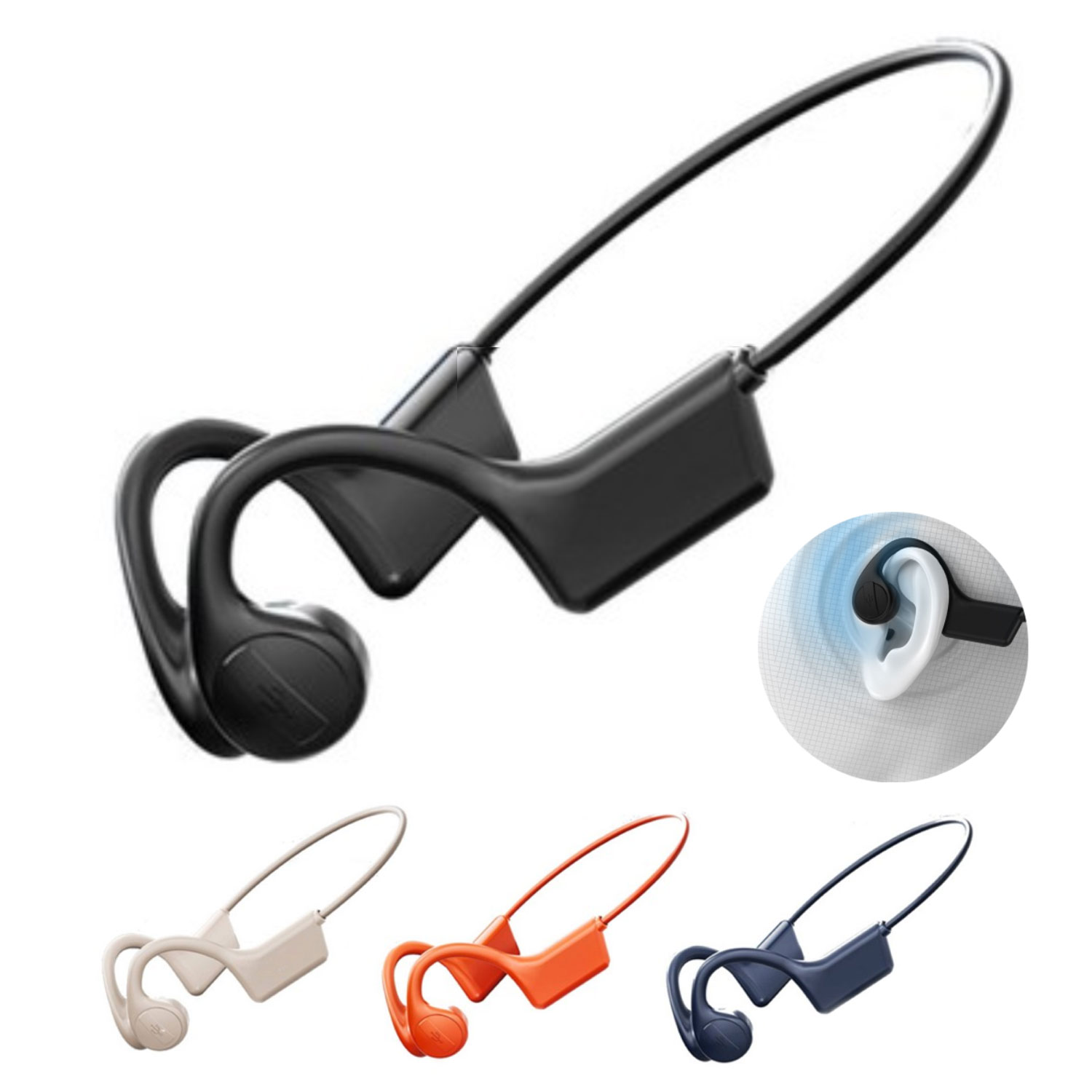 Waterproof Sport Bone Conduction Bluetooth Headphones 6