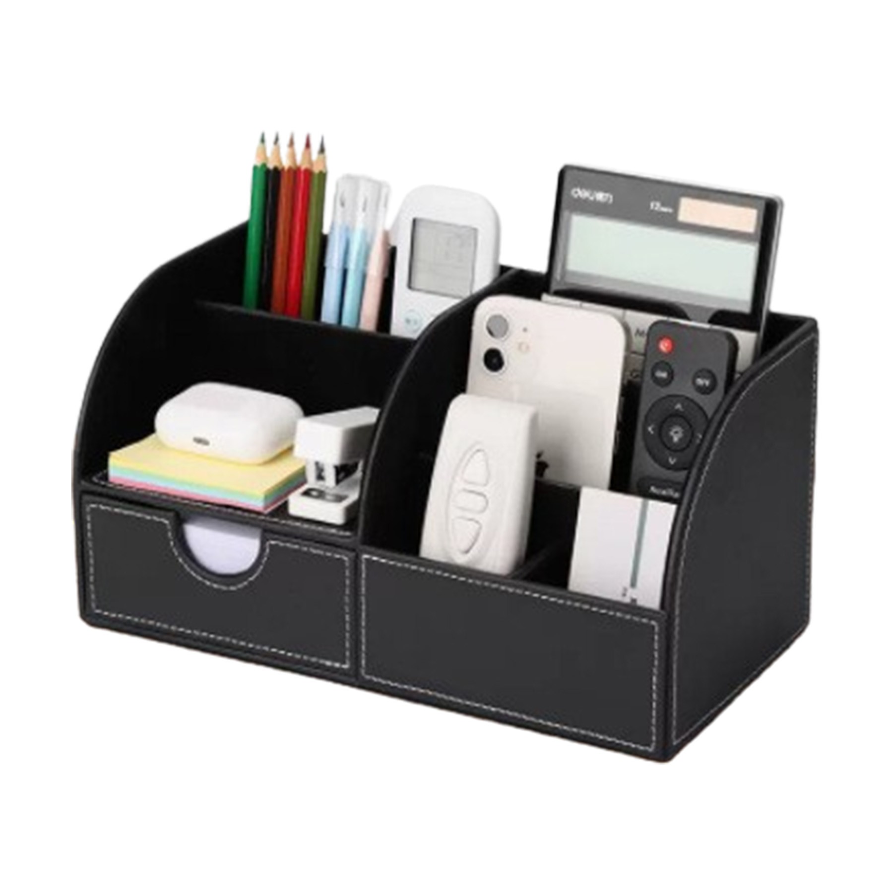 Pu Leather Multi-function Desk Organizer 2