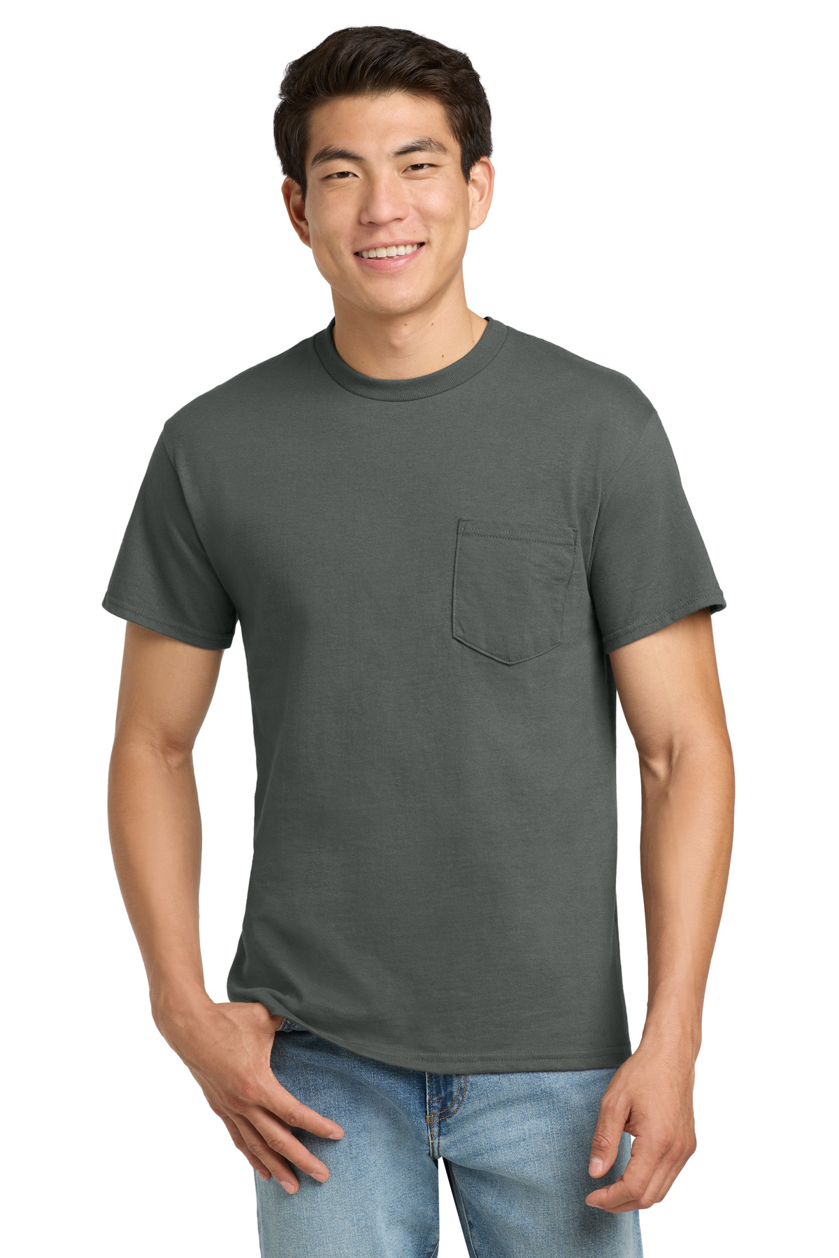 Gildan - Ultra Cotton 100% US Cotton T-Shirt with Pocket. 2300 18