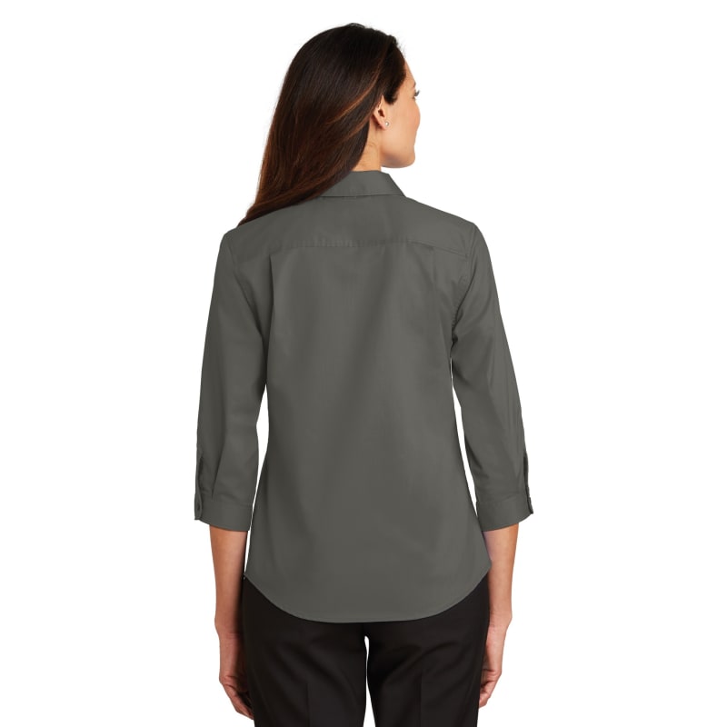 Port Authority Ladies 3/4-Sleeve SuperPro Twill Shirt. 28