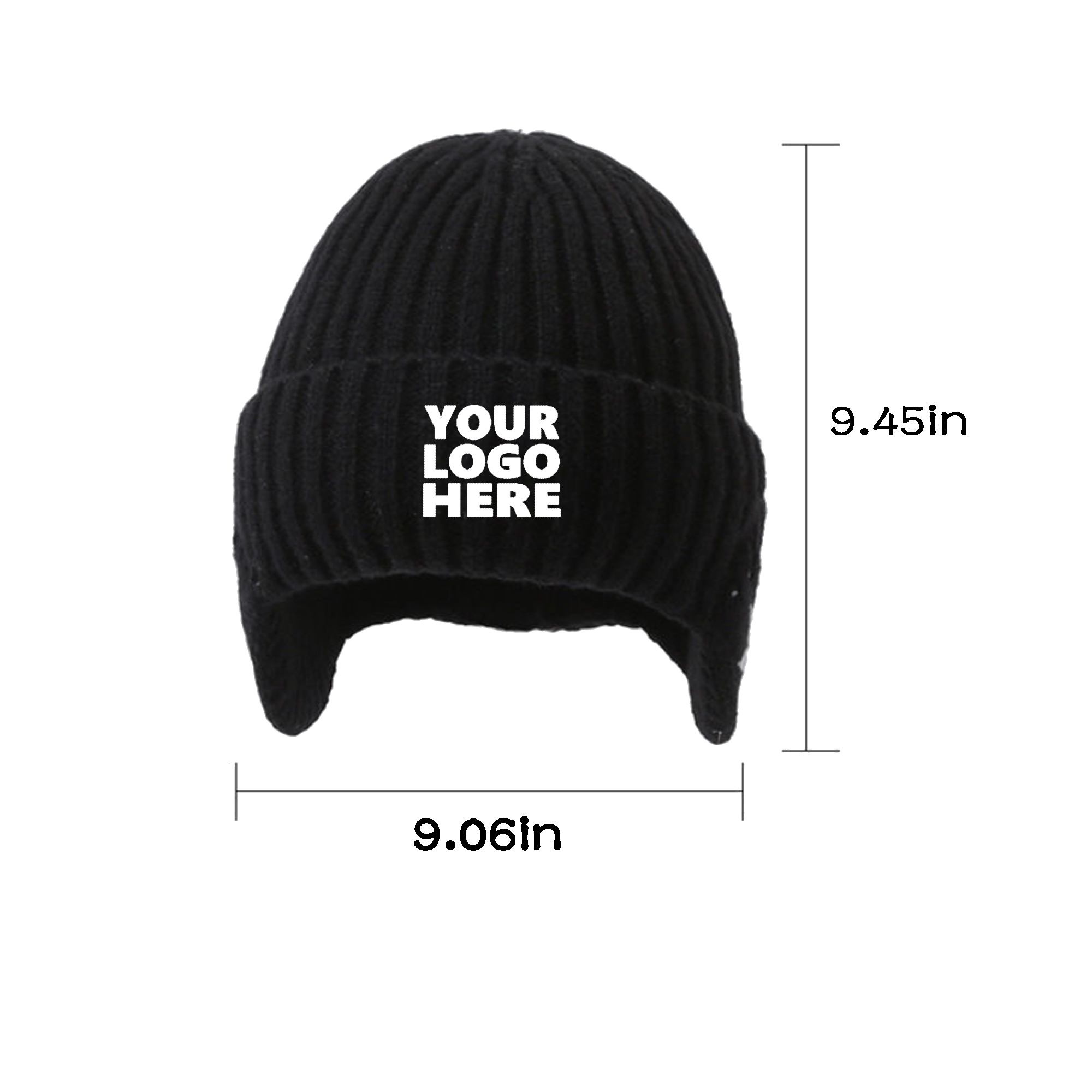 MOW 20 PCS Winter Earflap Beanie 3