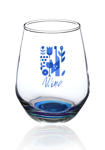 12 oz. Silicia Stemless Wine Glasses 21