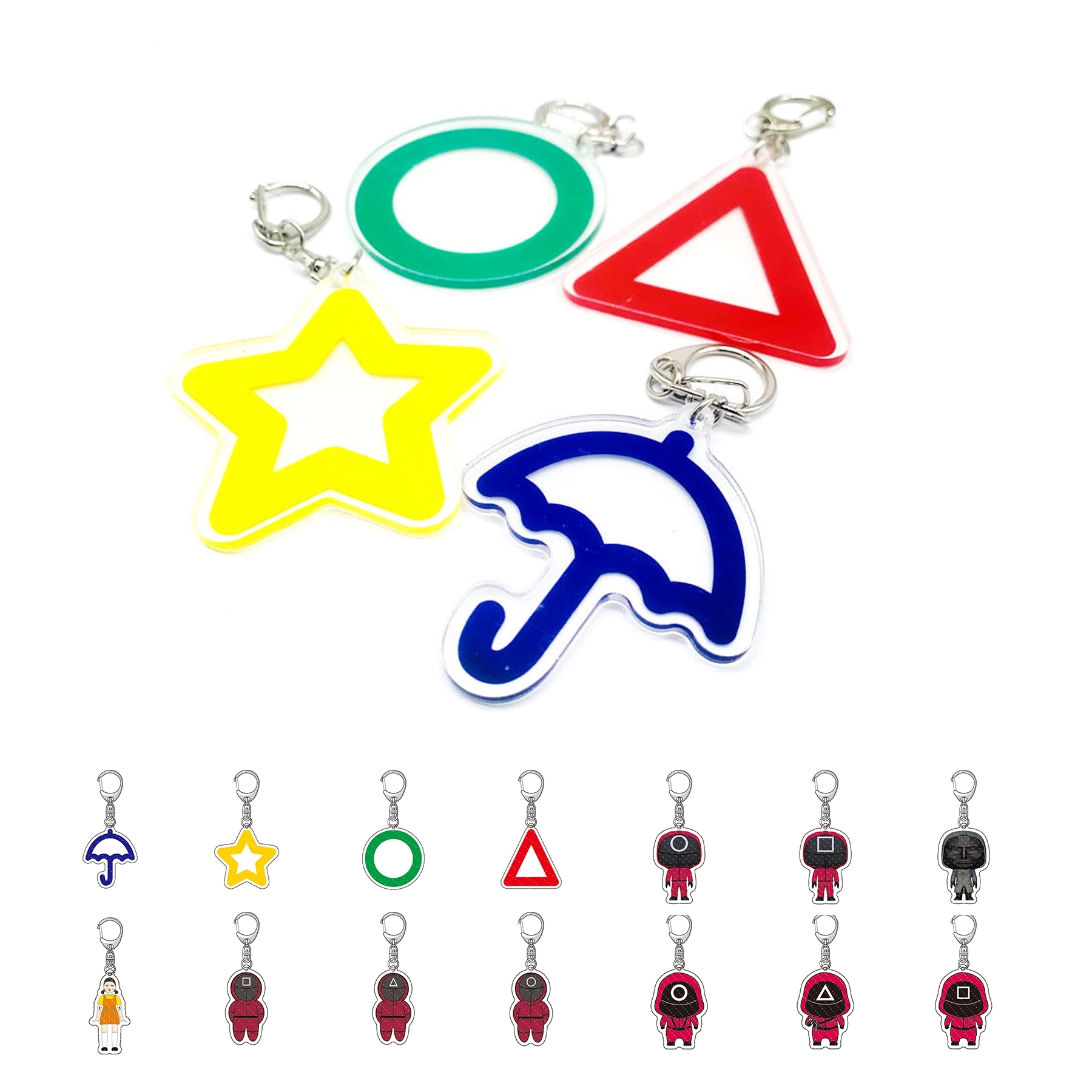 keychain pendant Resin Carabiner Clips 1