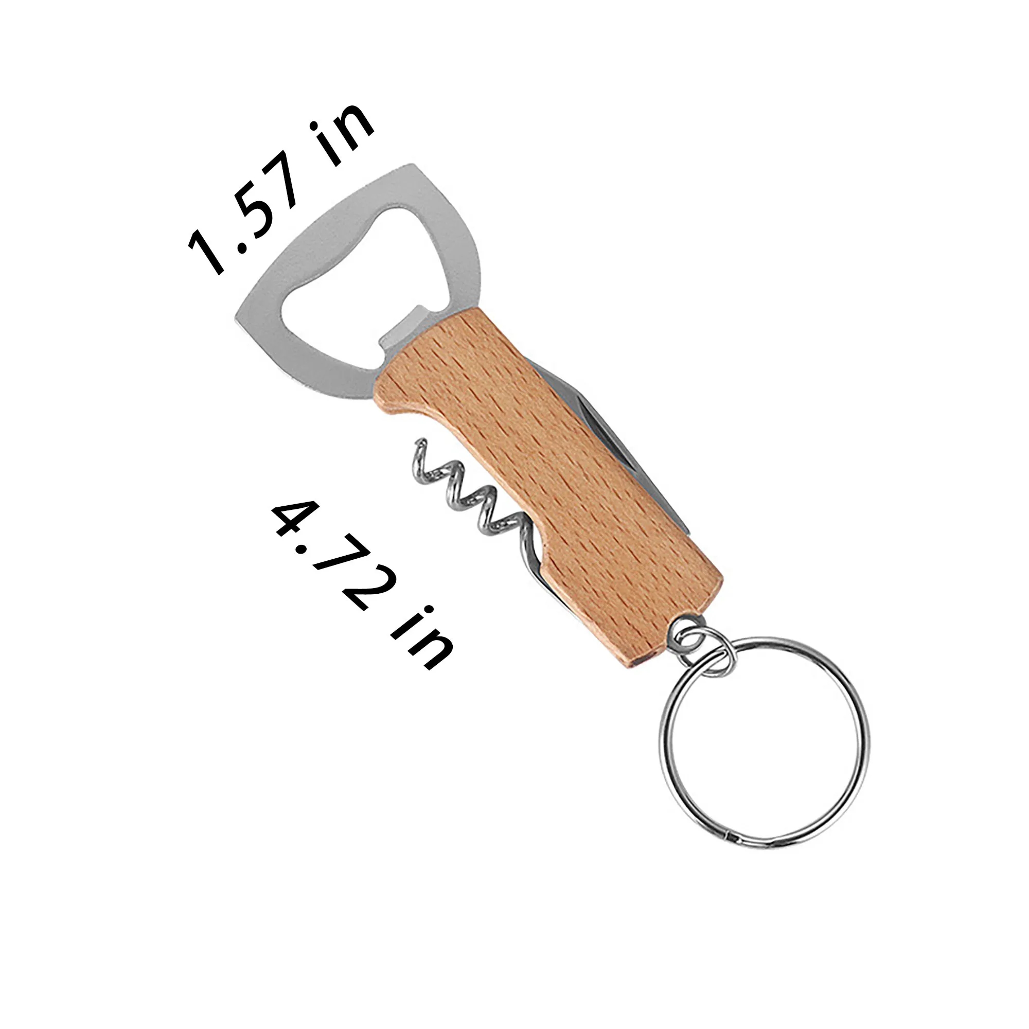 Wooden Handle Bottle Opener With Logo For Party 1