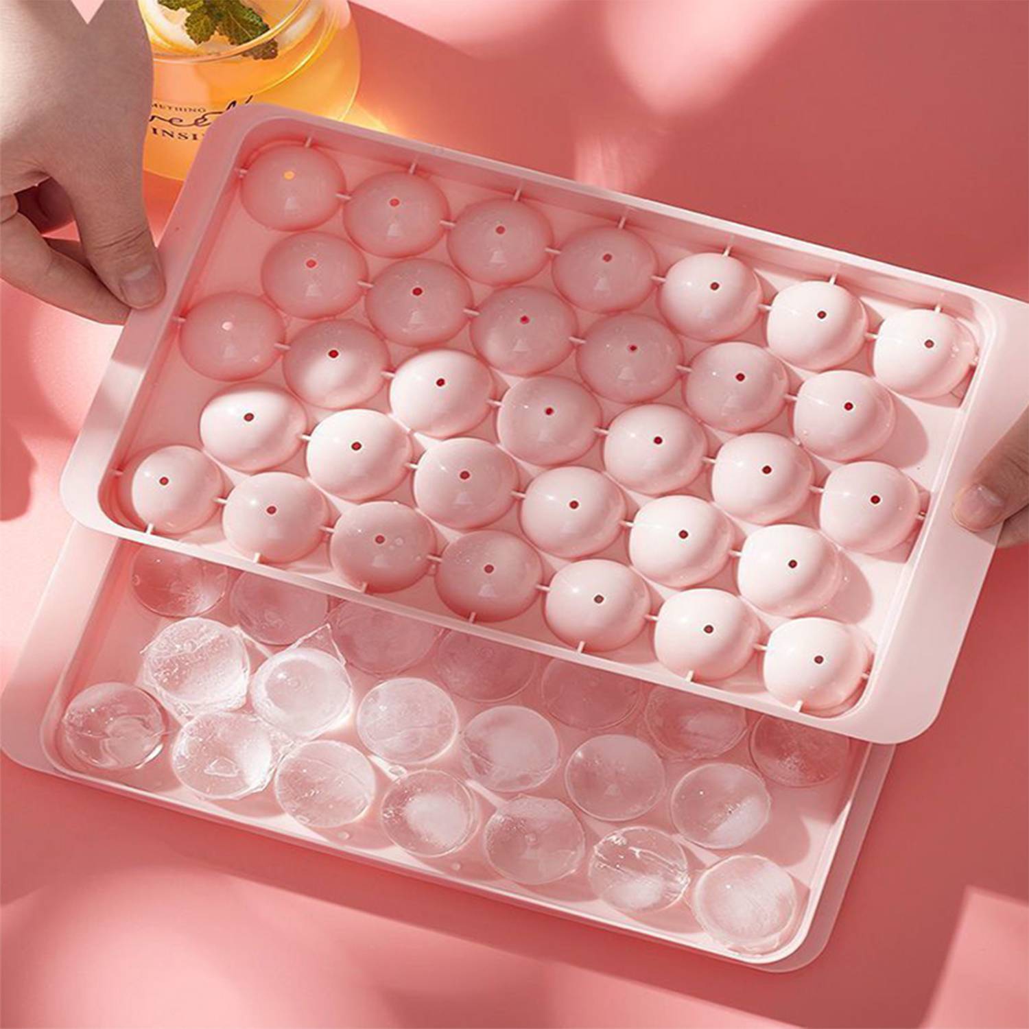 Homemade Frozen Ice Cube Mold Refrigerator 4