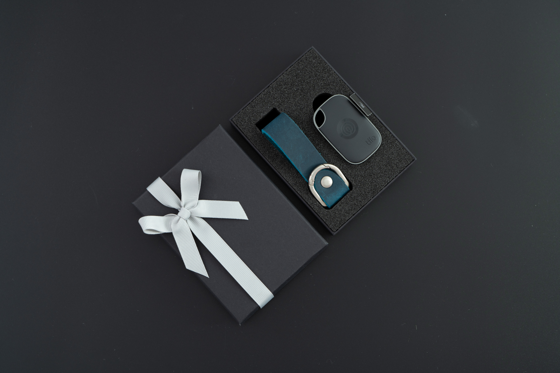 New Tile Pro with Full Grain Leather Key Fob 13