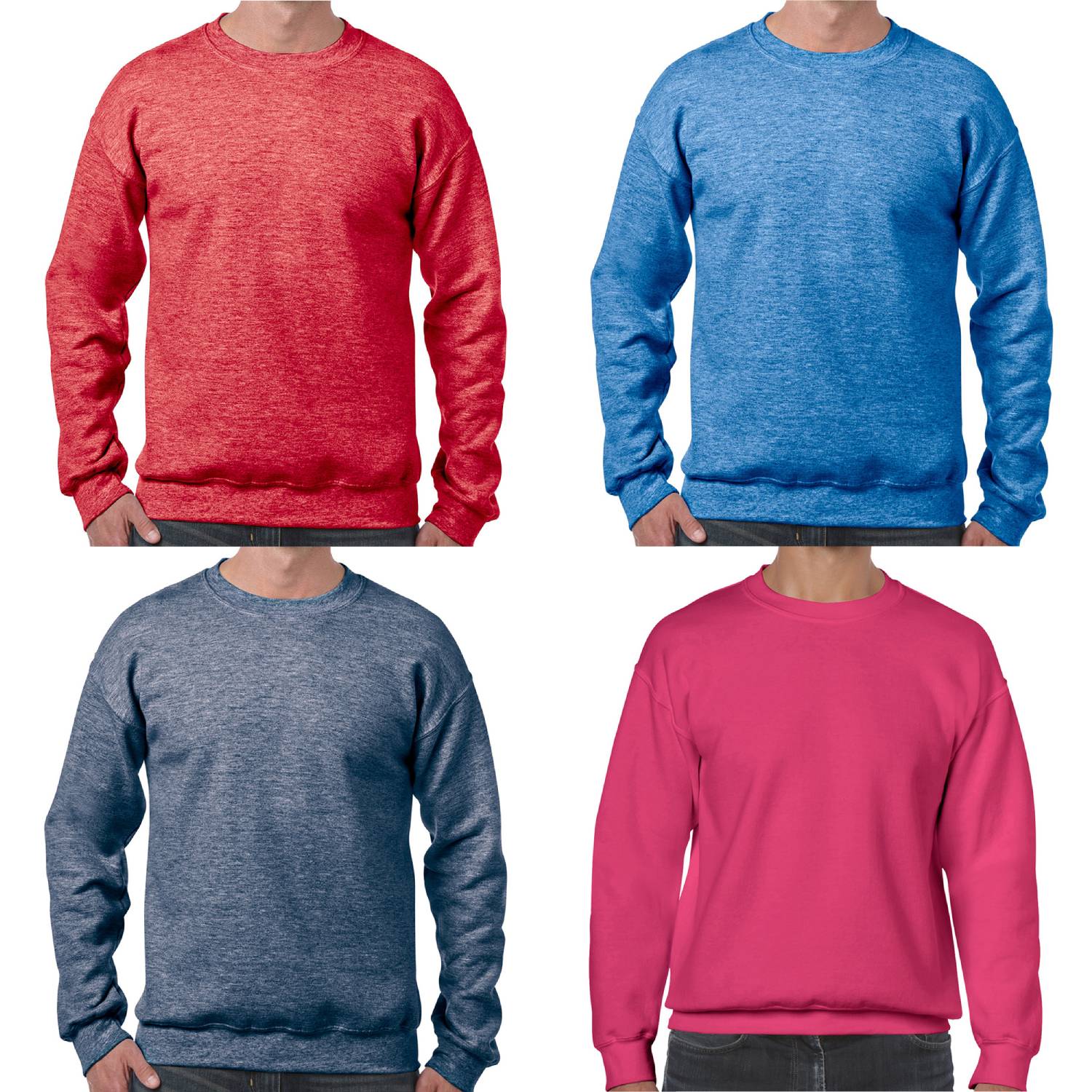 Adult 7.75 oz. Cotton Blend Crewneck Sweatshirt 3