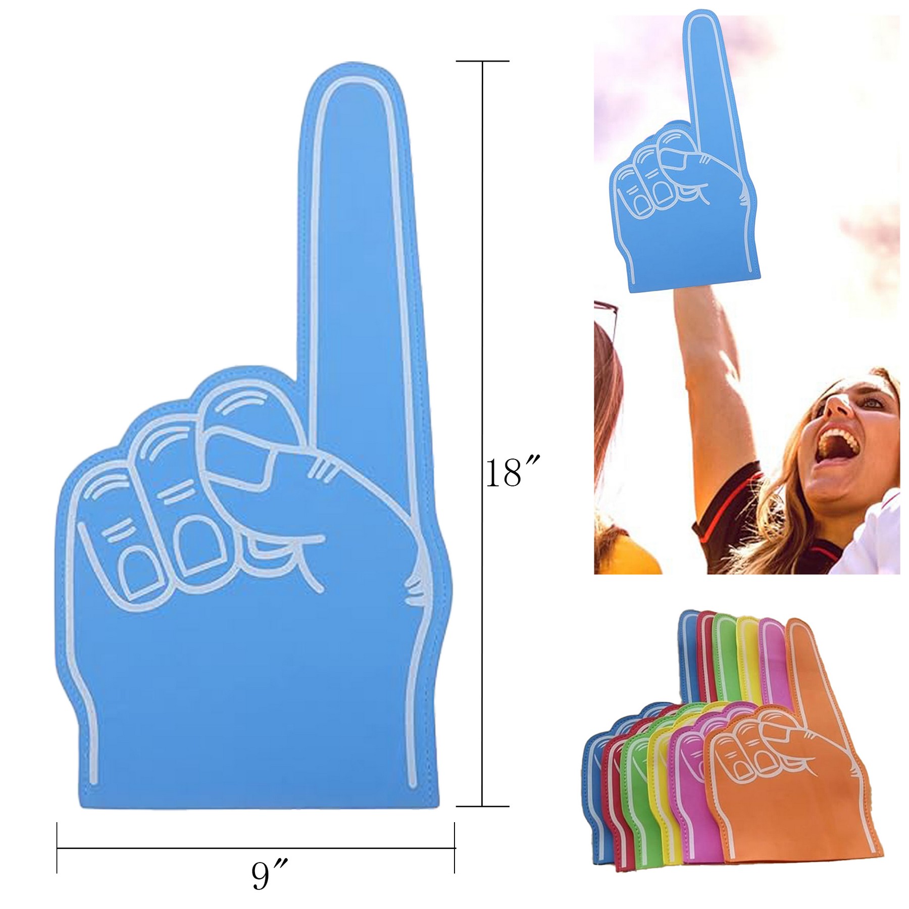 Foam Cheering Gloves 2