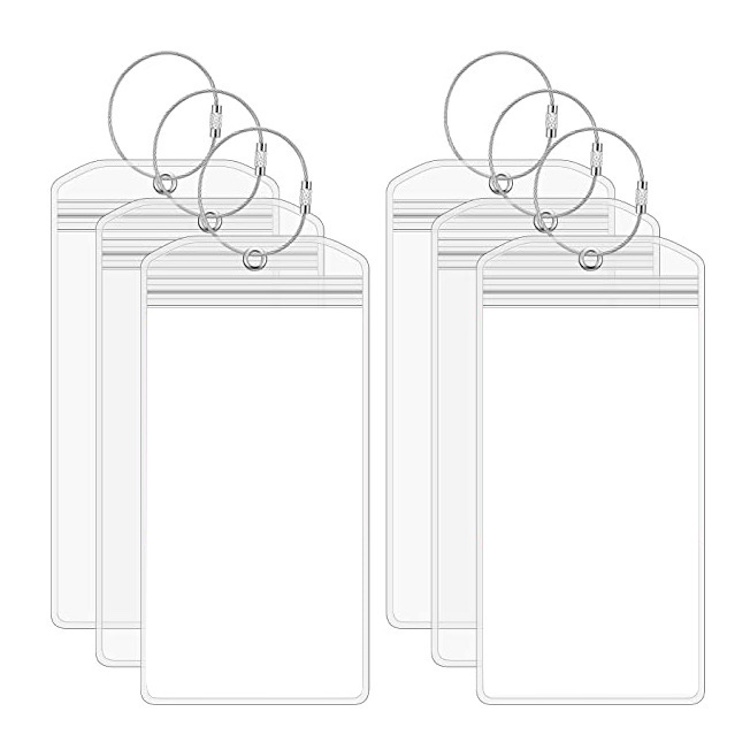 Clear Luggage Tag 2