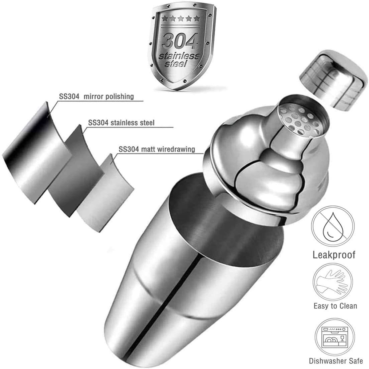 14-Piece Cocktail Shaker Set 2