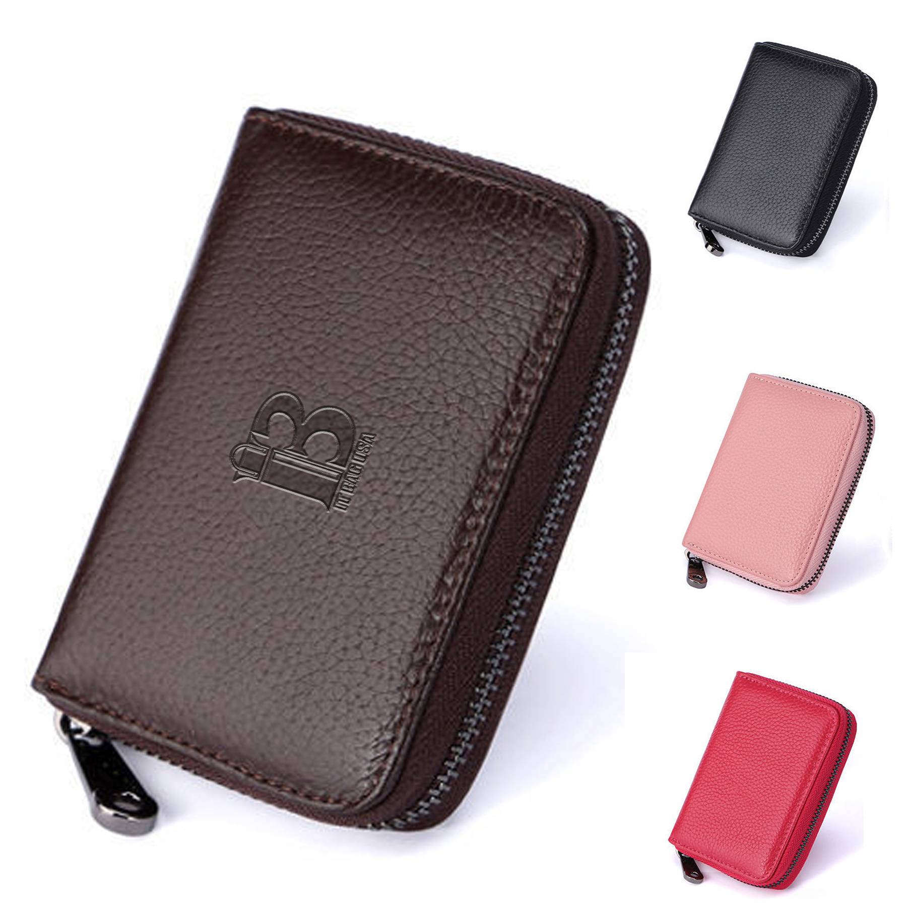 PU Anti Theft Wallet Card Case 1