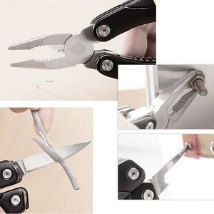 Versatile Stainless Steel Multi Tool Kit With Pliers 24