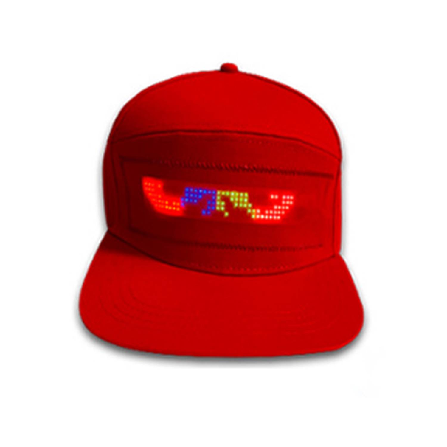 Multicolor LED Scrolling Display Hat 8