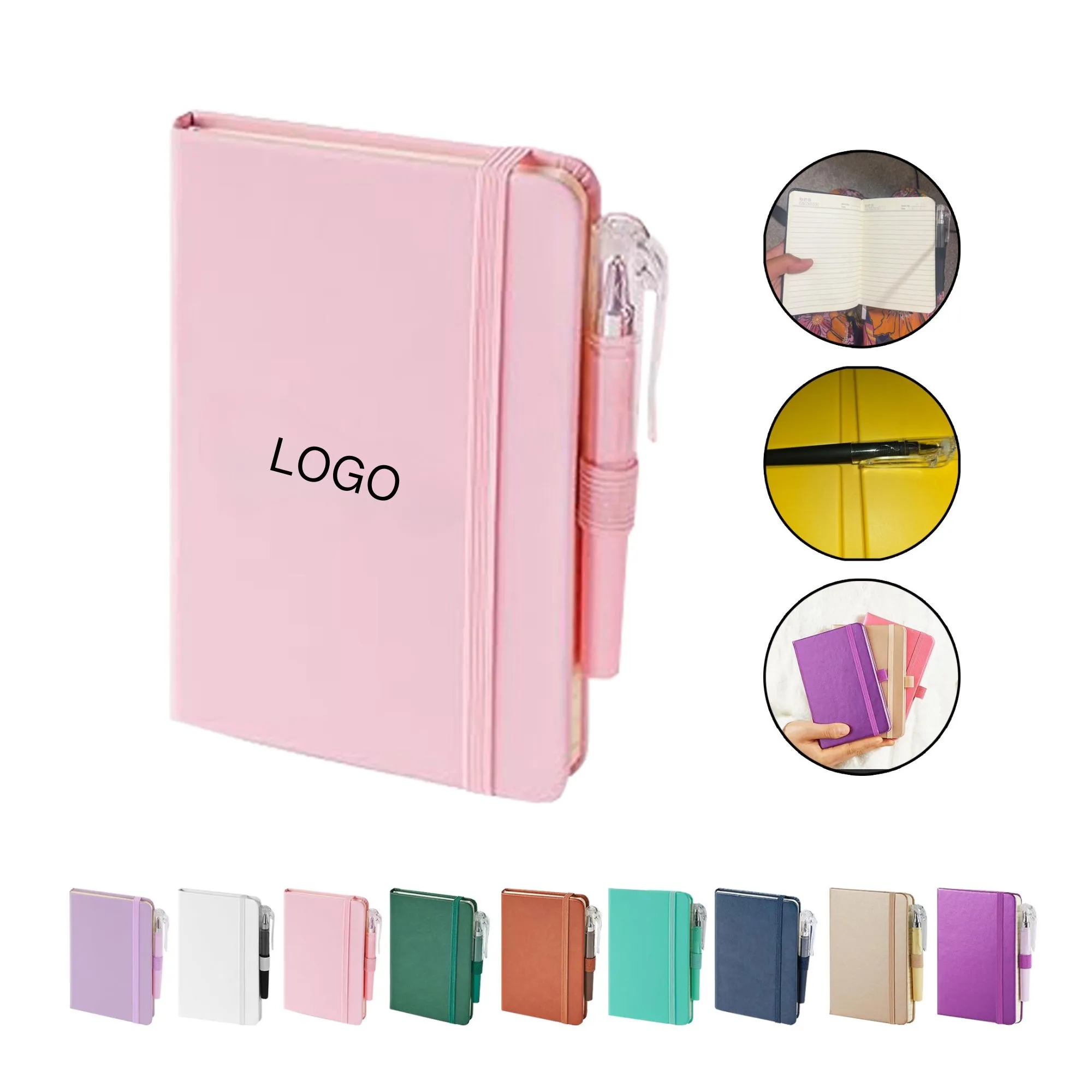 Small Pocket Notepad with Pen 13