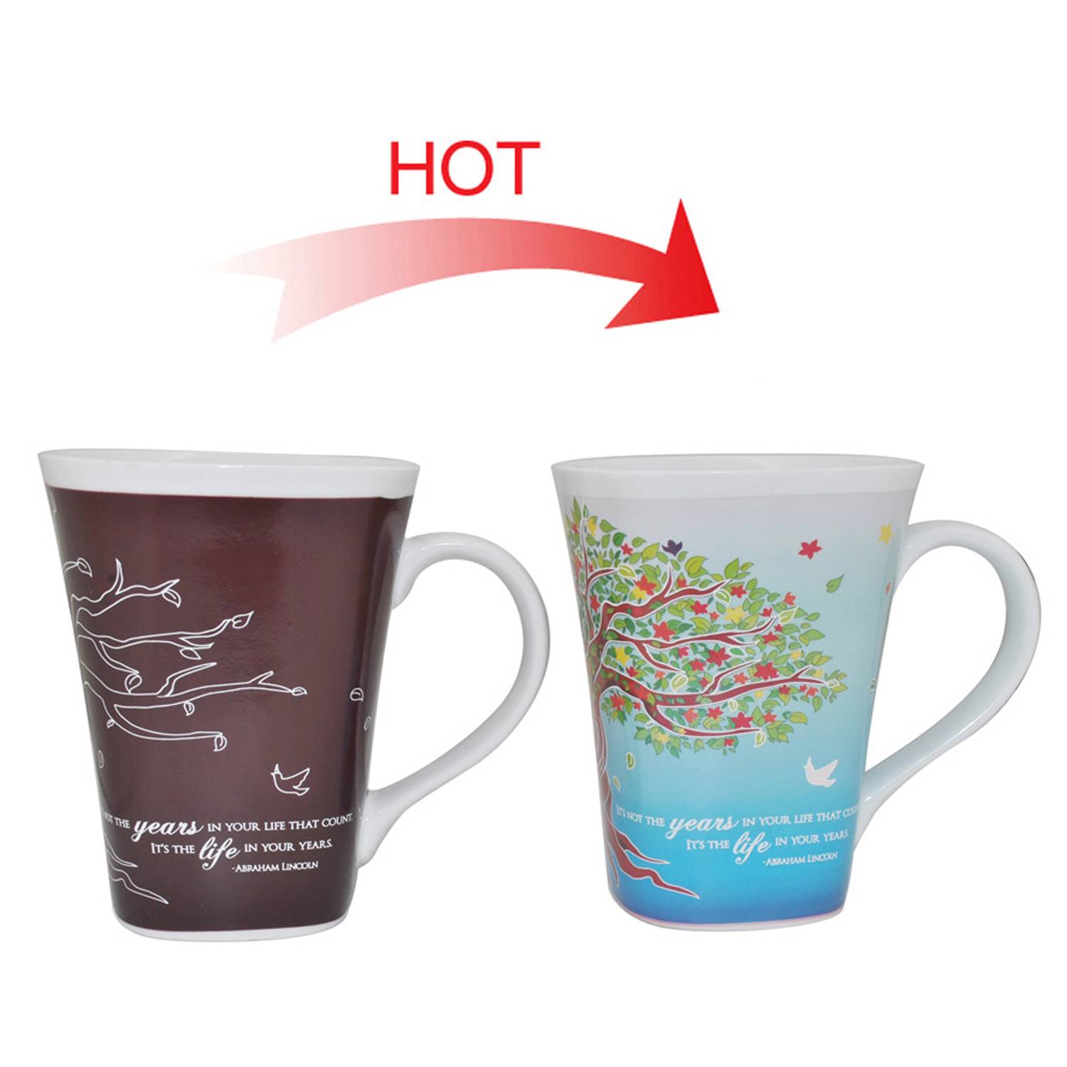 15oz Heat Senstive Color Changing Ceramic Mug 3